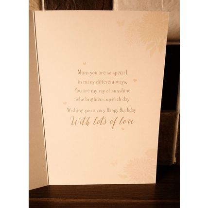 Mum Birthday Card - Glitter Card - 006