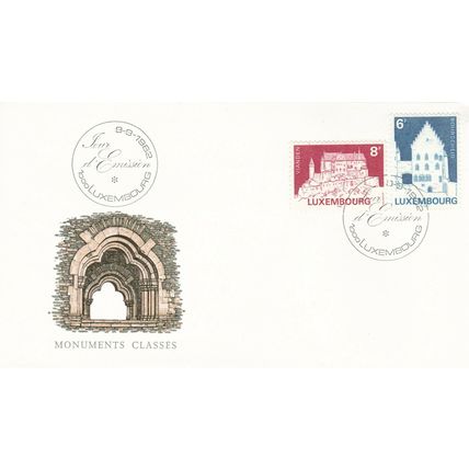 Luxembourg 1982 Tourism FDC special cancel Unaddressed VGC