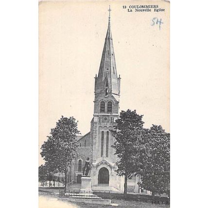 Coulommiers Nouvelle Eglise France Postcard unused VGC
