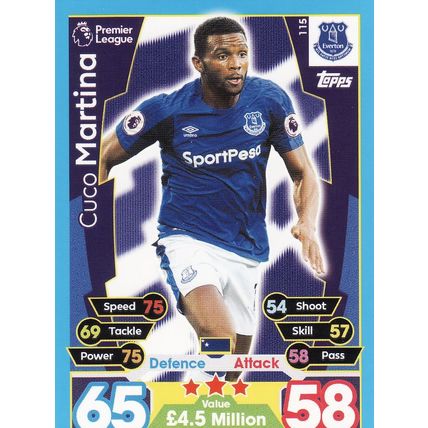 Match Attax 2017/2018 115 Cuco Martina Everton