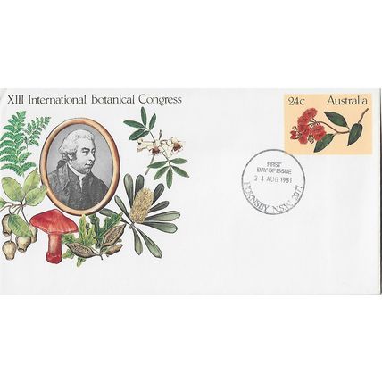 Australia 1981 XIII International Botanical Congress FDC Hornsby NSW pm