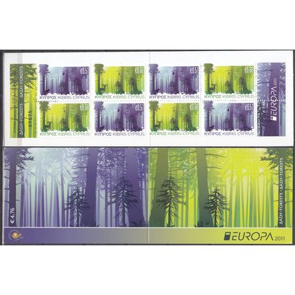 Cyprus 2011 Yvert Carnet 1219 - 1220 Neuf ** Cote (2017) 14.00 € Europa CEPT