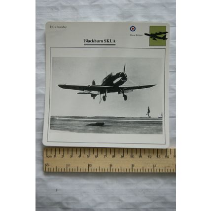 Blackburn Skua - GB - Dive Bomber - Collectors Club Card