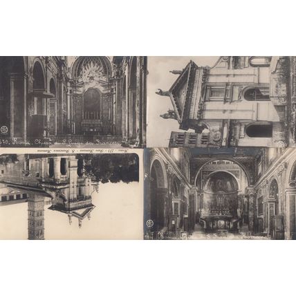 Roma Chiesa Di San Francesca Romana Rome 4x Old Postcard s