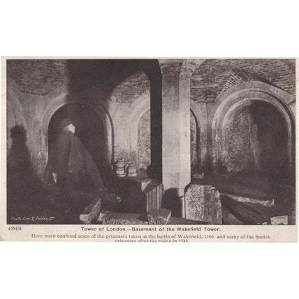 Tower Of London Wakefield Tower WW1 1914 War Postcard