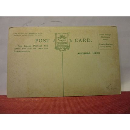 KENILWORTH CASTLE, WARWICKSHIRE unused antique postcard by J W Ruddock =
