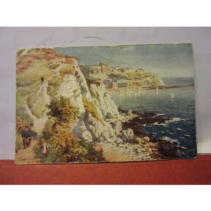 VENTNOR, ISLE OF WIGHT H Wimbush used antique postcard Tuck 'OILETTE' 1921 pm #