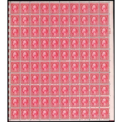 634, Mint NH 2¢ Electric Eye Sheet of 100 Stamps * Stuart Katz