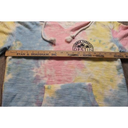 Womens Hoodie Size L Unique Destination Destin Florida Summer Paradise Tie-Dye