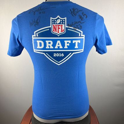 NFL Draft 2016 Play 60 Zone SIGNED Youth XL T-Shirt Shirt