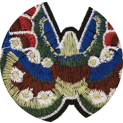 Butterfly Sew on Patch Motif Patches Sew Badge Butterflies 10.3 cm x 7.5 cm P494