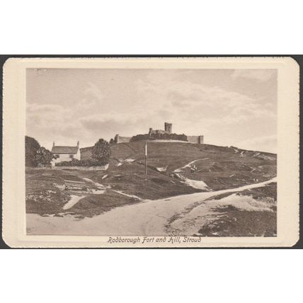 Rodborough Fort and Hill, Stroud, Gloucestershire, c.1910 - Valentine's Postcard