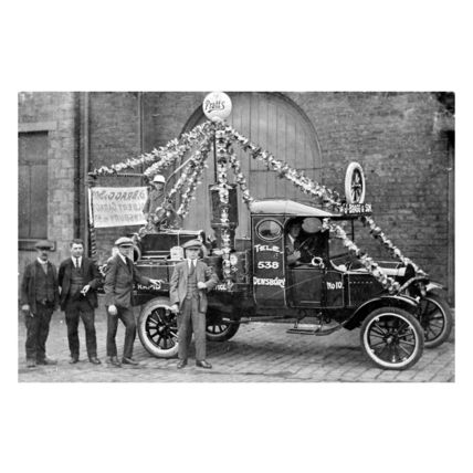 pu0713 - J Brass & Son Lorry at Dewsbury , Yorkshire - print 6x4