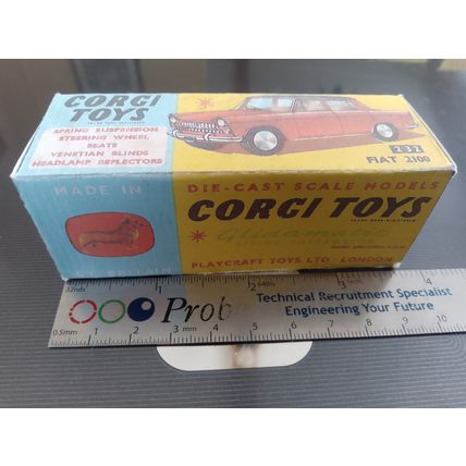 Corgi 232 Fiat 2100 Reproduction /Replica Box