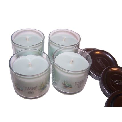 Yankee Candle Aloe & Agave Small Jar Candle Single Wick 4.3 oz - Lot of 4
