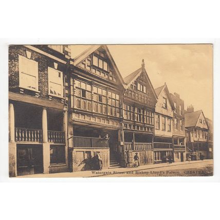 1912 Christleton Single Ring Postmark on Postcard
