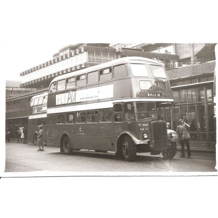 Black & White Photograph of Manchester Corporation Transport - NNB 160