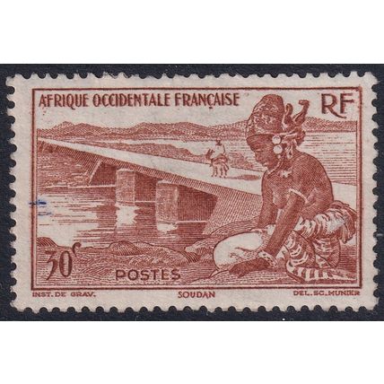 French West Africa 1947 SG 35 Used - (C-023 (18))