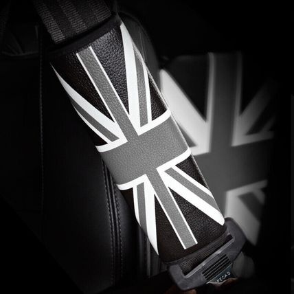 2pcs Car Shoulder Pad Strap Cover Union Jack Seat Belt Cover