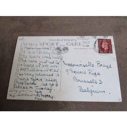 1930s Valentines Postcard - Oban Bay & Morvern Hills - Artist A339