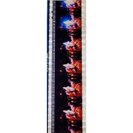 Jimi Hendrex. Pk MTP - A020t . 1 STRIP OF 5 - 35MM FILM CELLS. A very rare strip