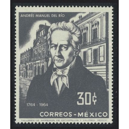 Mexico Andres M del Rio Commemoration 1965 MNH SG#1090