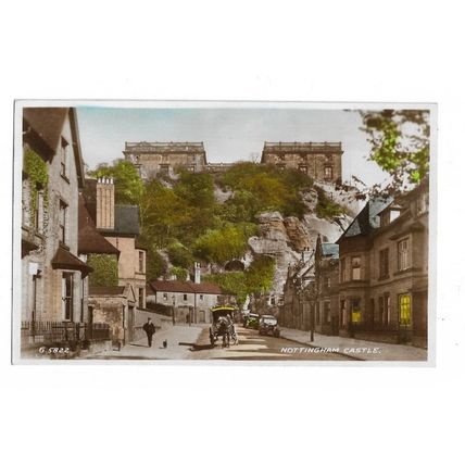 Nottingham Castle, RP Postcard.