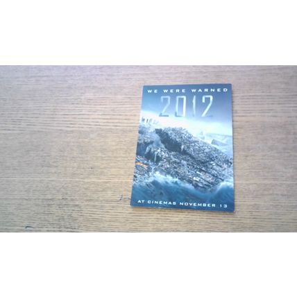 2012 - Movie Promotional Postcard