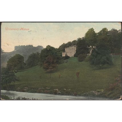 Willersley Manor, Derbyshire, 1915 - Valentine's Postcard