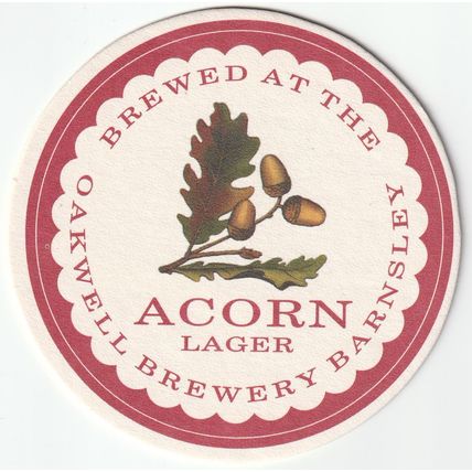 BEER MAT - OAKWELL BREWERY - ACORN LAGER - (Cat No 002) - (2000)