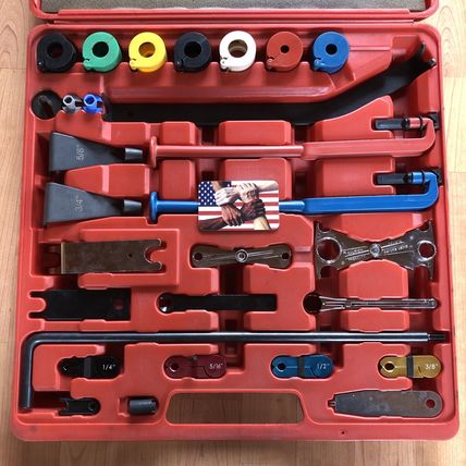 Cal-Van Master Quick Disconnect Tool Kit Fuel AC Hydraulic Coupling Line HRR 683