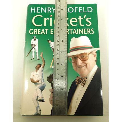 Signed First Edition Book Crickets Great Entertainers Henry Blofeld HBDJ