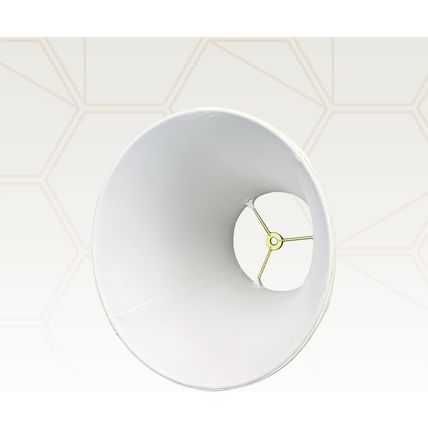 Royal Designs Deep Empire Lamp Shade, Linen Eggshell, 8 X 14 X 11