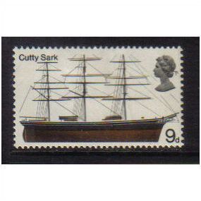 1969 GB 9D ELIZABETHAN GALLEON M/H SG779