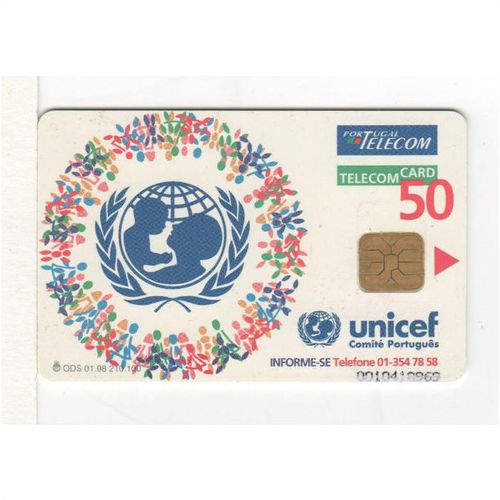 PHONE CARD - PORTUGAL - UNICEF 50