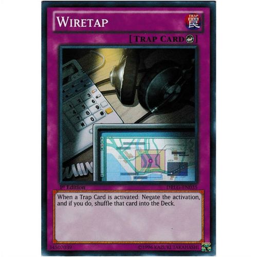 YuGiOh Dragons of Legend - DRLG-EN035 - Wiretap - 1st Edition