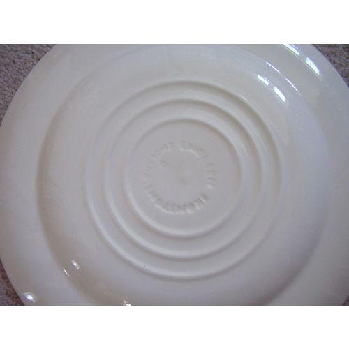 Ironstone England blue and white porcelain plate-dish,set of 4 pieces,Willow