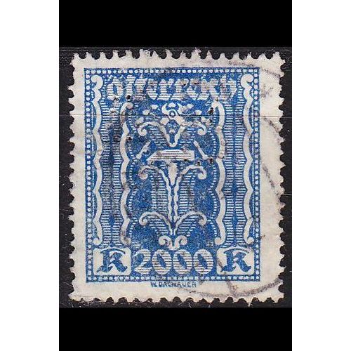 ÖSTERREICH AUSTRIA [1922] MiNr 0395 ( O/used ) [01] perfin