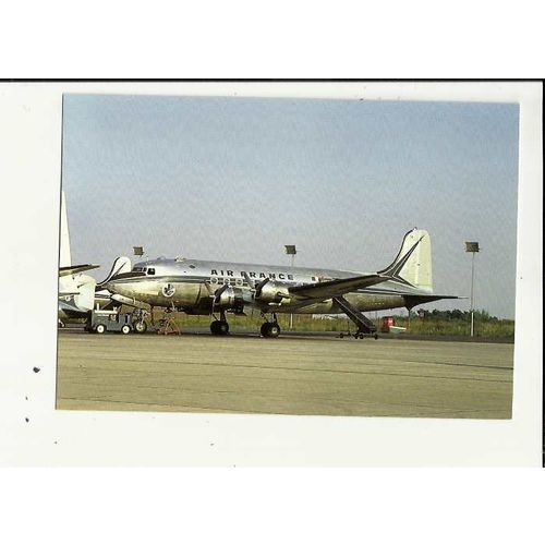 Aviation AIR FRANCE DC4 Postcard by Editions P.I. (733)