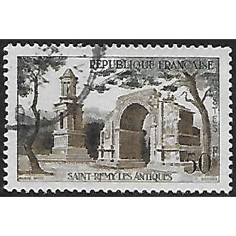 Mi 1165: 50 Fr. olive-brown/green Definitive Stamp: Landscapes.