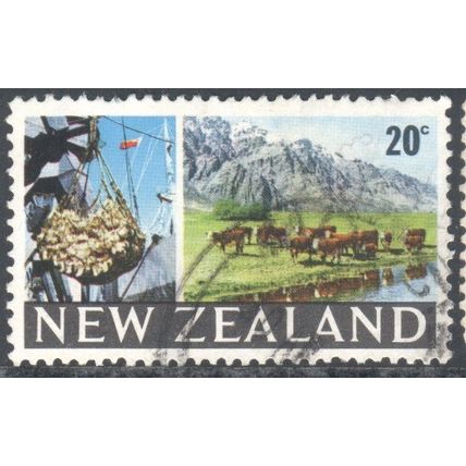 New Zealand stamps 1968 - 20c Meat Industry - used