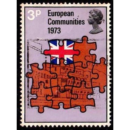 Great Britain 1973 European Community 3p Used Stamp