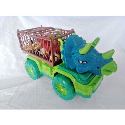 Kids Dinosaur Truck Toy Pull Back Storage Transport Carrier pls see description