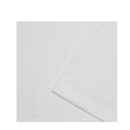 EXCLUSIVE HOME Aztec White Solid Light Filtering Indoor/Outdoor 54"W x 120"
