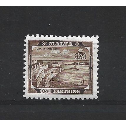 Malta.SG217 1/4d Grand Harbour,Valletta.Mounted Mint.Apr25j