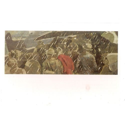WALTER RICHARD SICKERT Miss Earhart's Arrival 1932 Tate Gallery card 1980's =