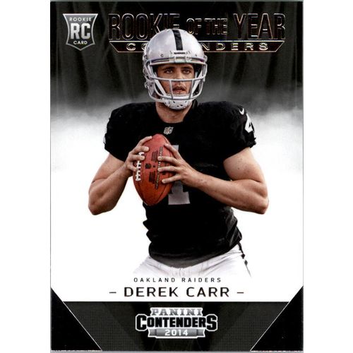 2014 Football Panini Contenders Derek Carr-Rookie of the Year Contenders