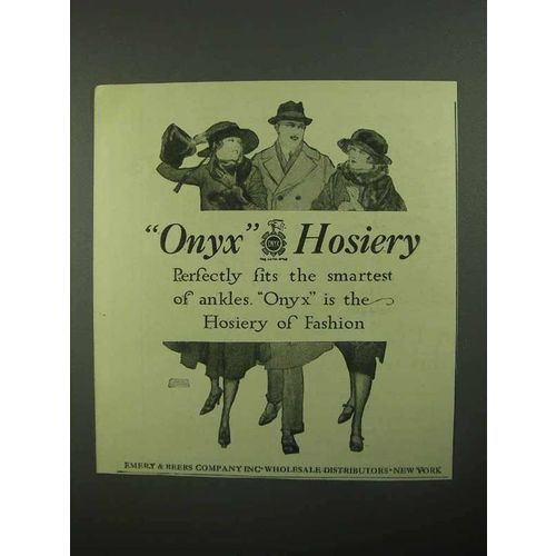 1922 Onyx Hosiery Ad