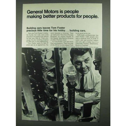 1967 General Motors Ad - Tom Foster Little Time
