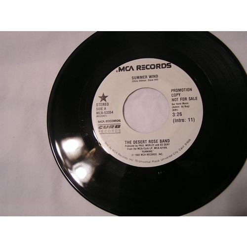 The Desert Rose Band Promo 45-SUMMER WIND STEREO